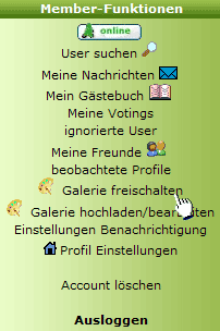 Galeriebilder freischalten